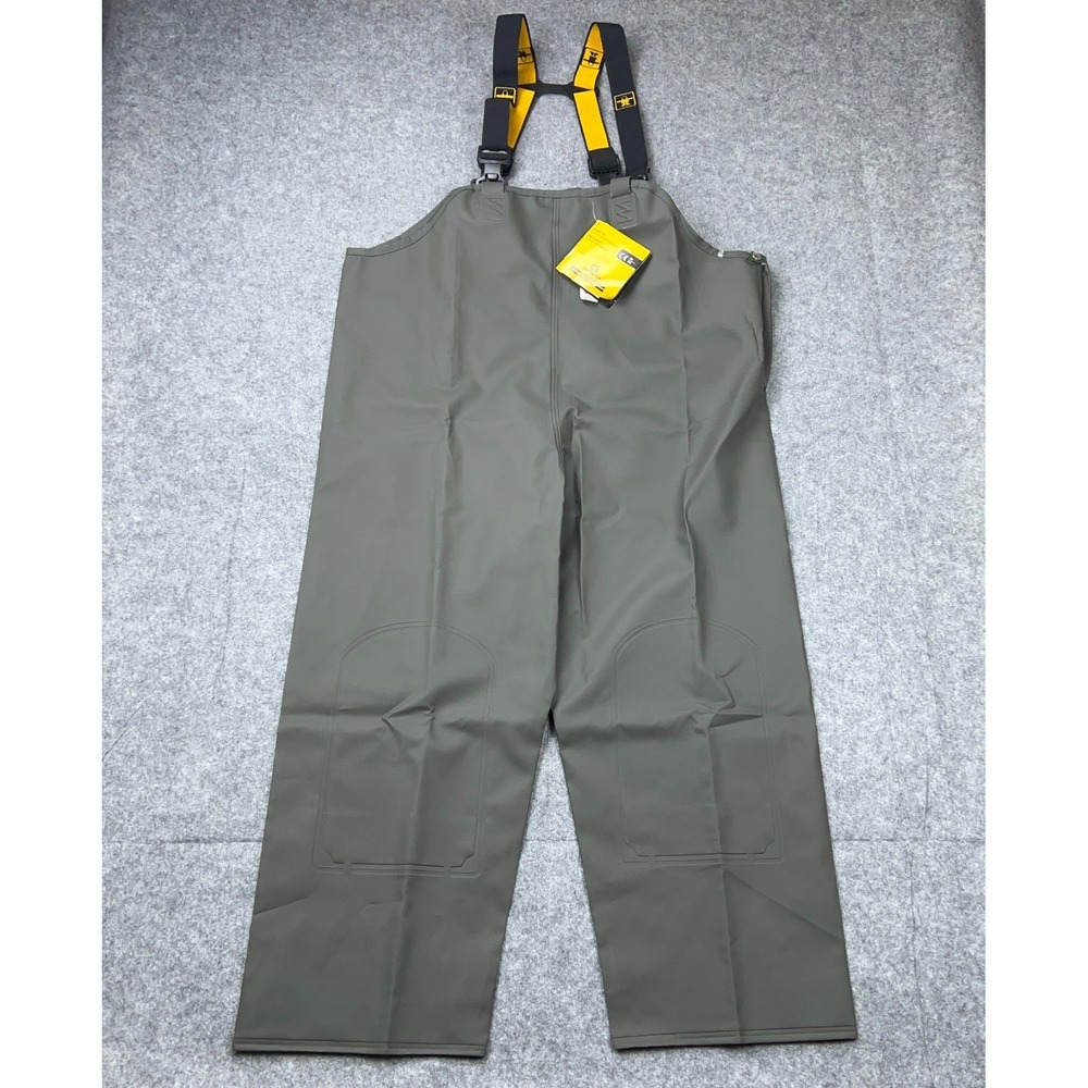 Guy Cotten Bib‎ Trousers Mens XL Olive Green Barossa Glentex Rain Gear NEW